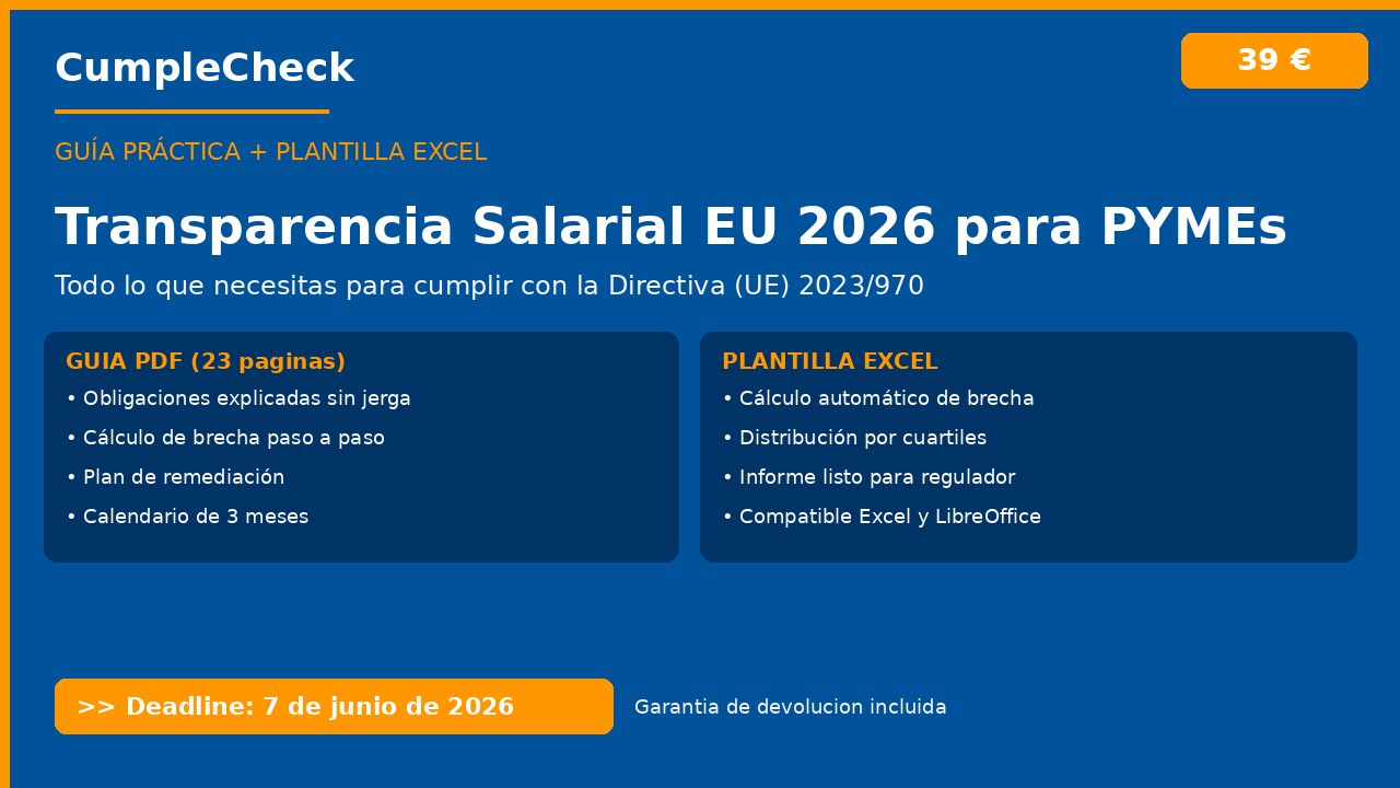 Guía Práctica Transparencia Salarial EU 2026 - Portada